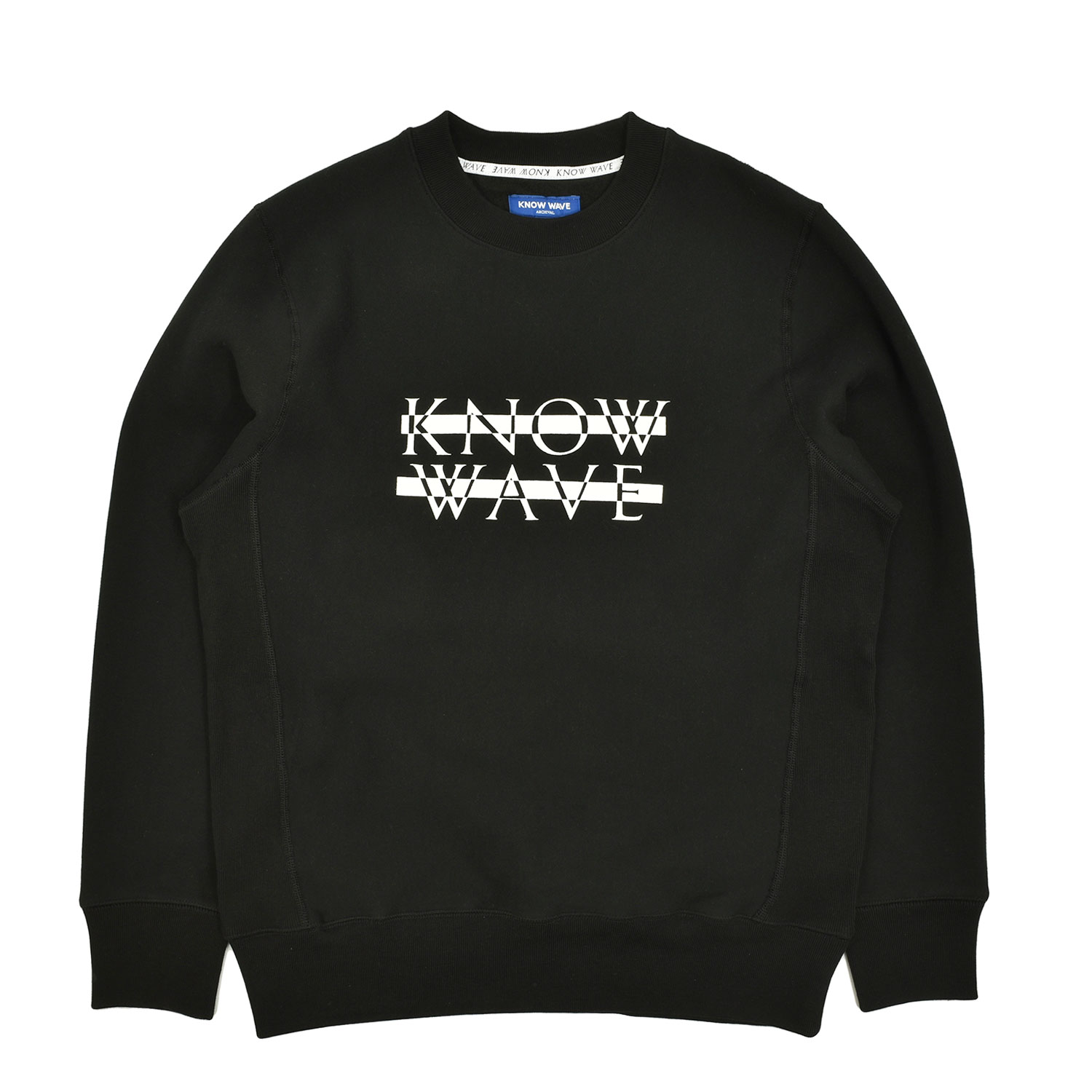 KNOW WAVE Trademark Crewneck