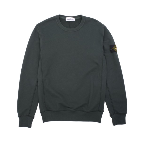 stone island crew neck sweatshirt grey