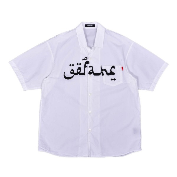 Undercover Arabic Print Vacation Shirt