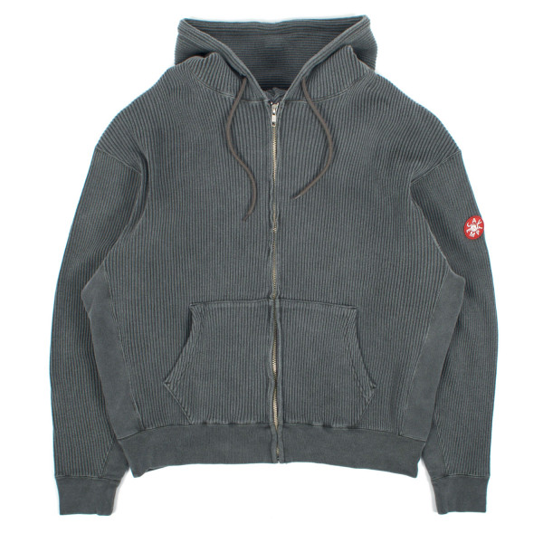 Cav Empt Overdye Wide Rib Cut Zip Hooded Sweatshirt CES27CS18