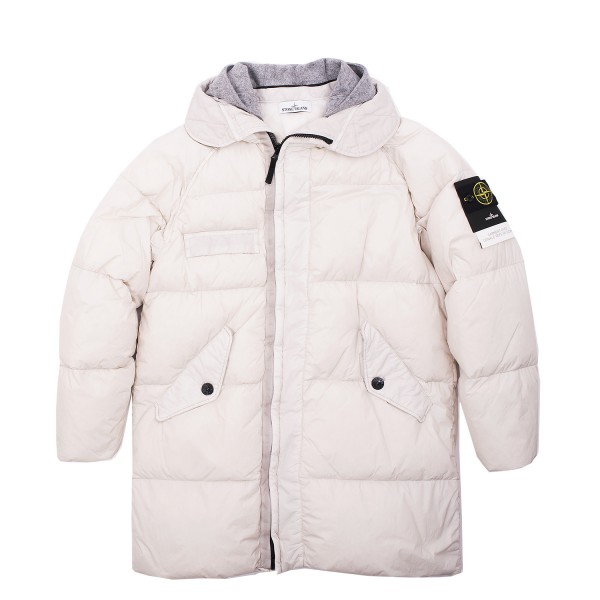 Stone Island Garment Dyed Crinkle Reps NY Down Hooded Coat