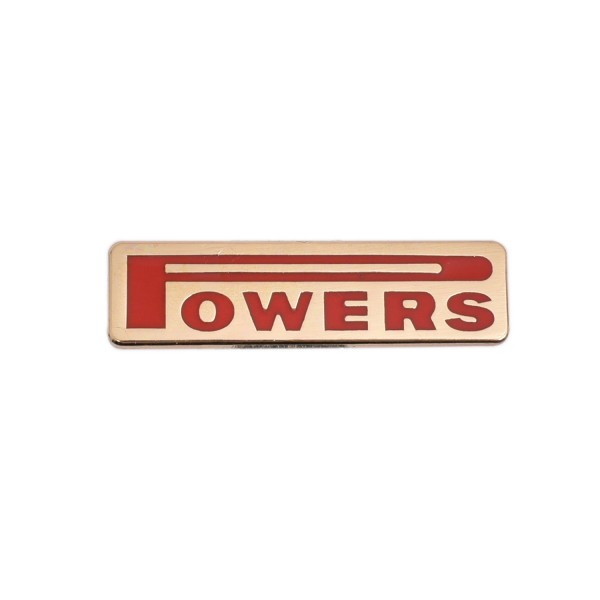 Powers Enamel Pin