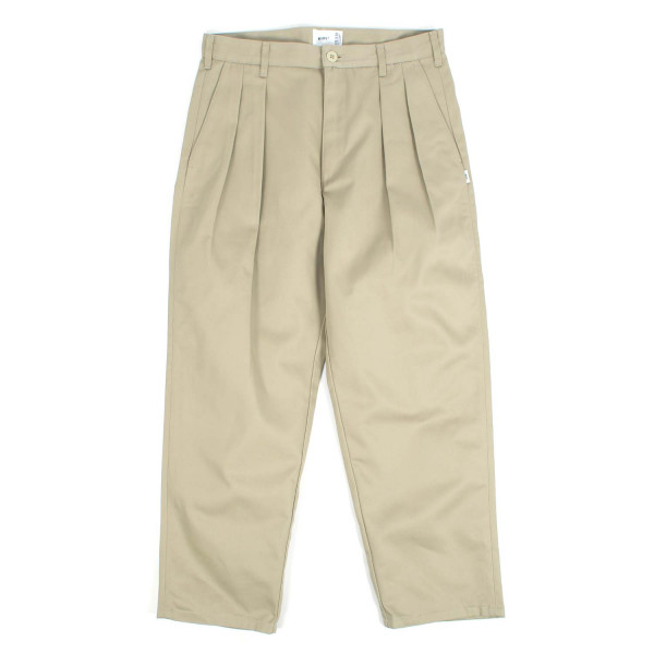 Wtaps TRDT1802 Two-Tuck Trousers 261TQDT-PTM04 Beige