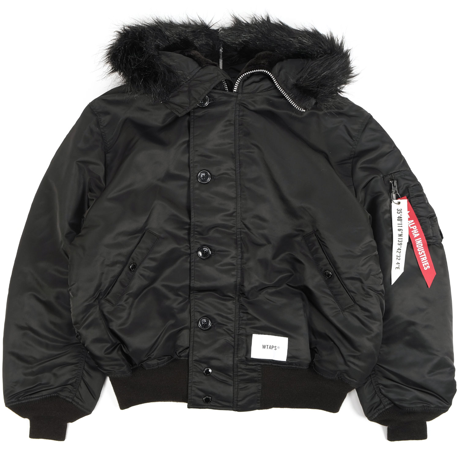 Wtaps x ALPHA INDUSTRIES N-2B Black L