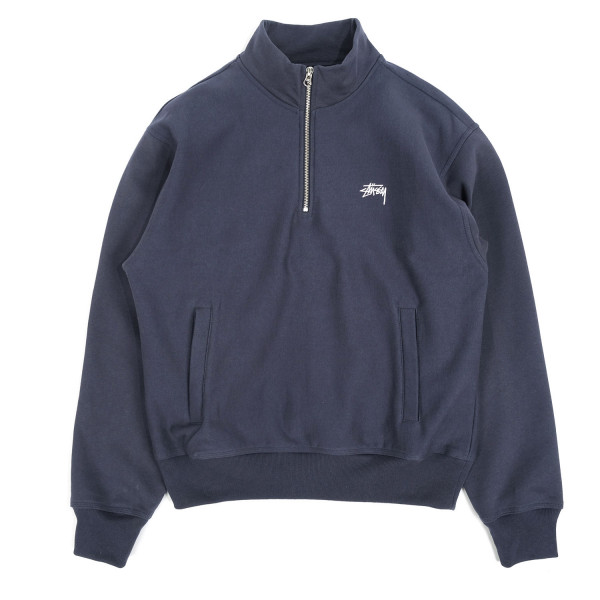 Stussy Stock Logo Mock Sweatshirt