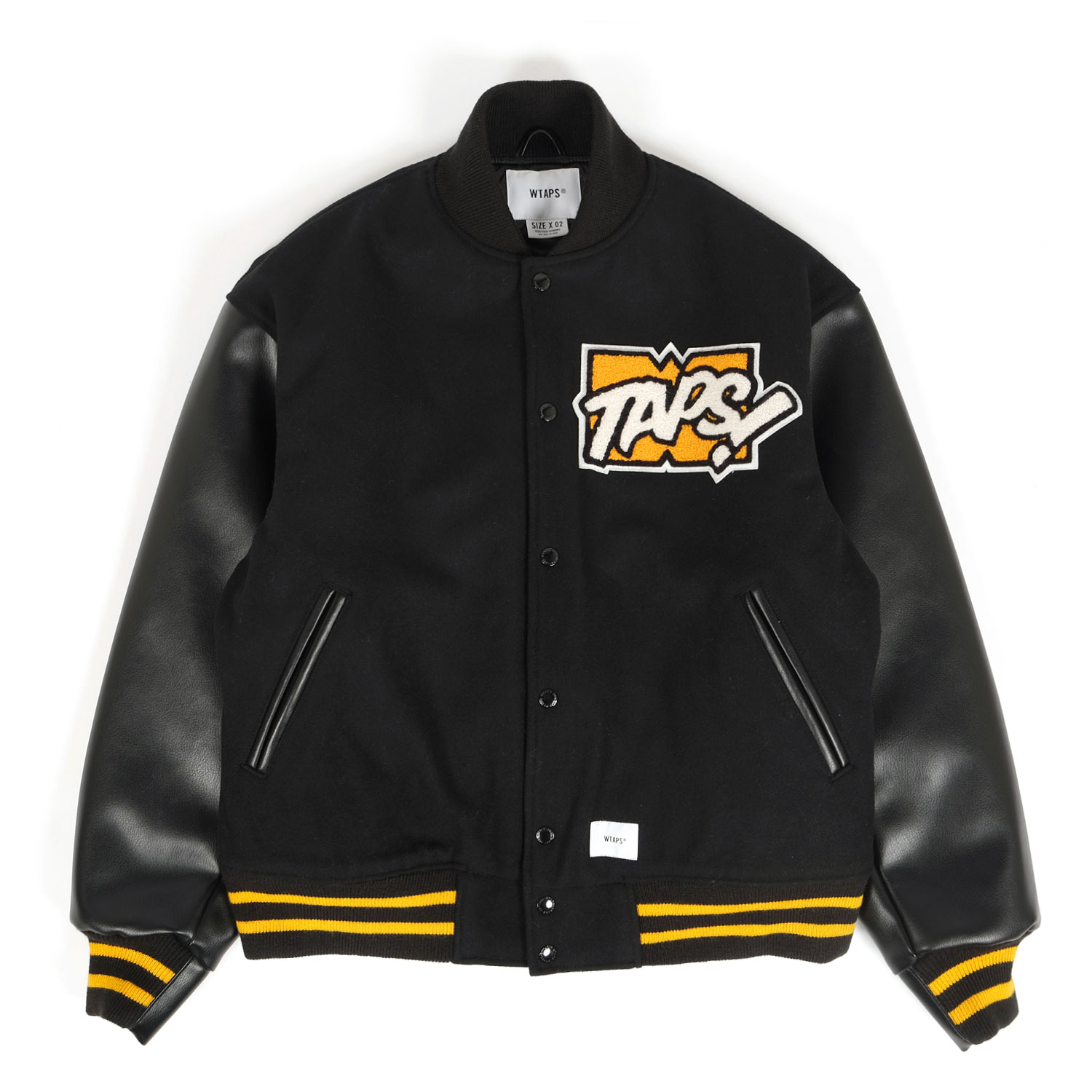 WTAPS VARSITY/JACKET.WOOL.MELTON.TOON!MEDIUM - スタジャン