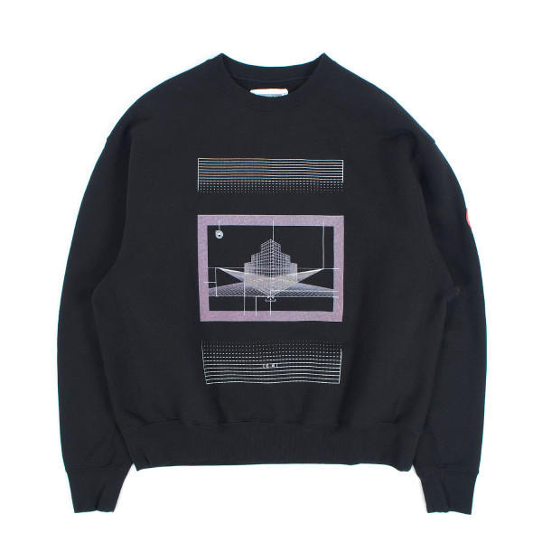 Cav Empt AS Cdisc2_1 Crew Neck Sweatshirt CES29CS09 Black