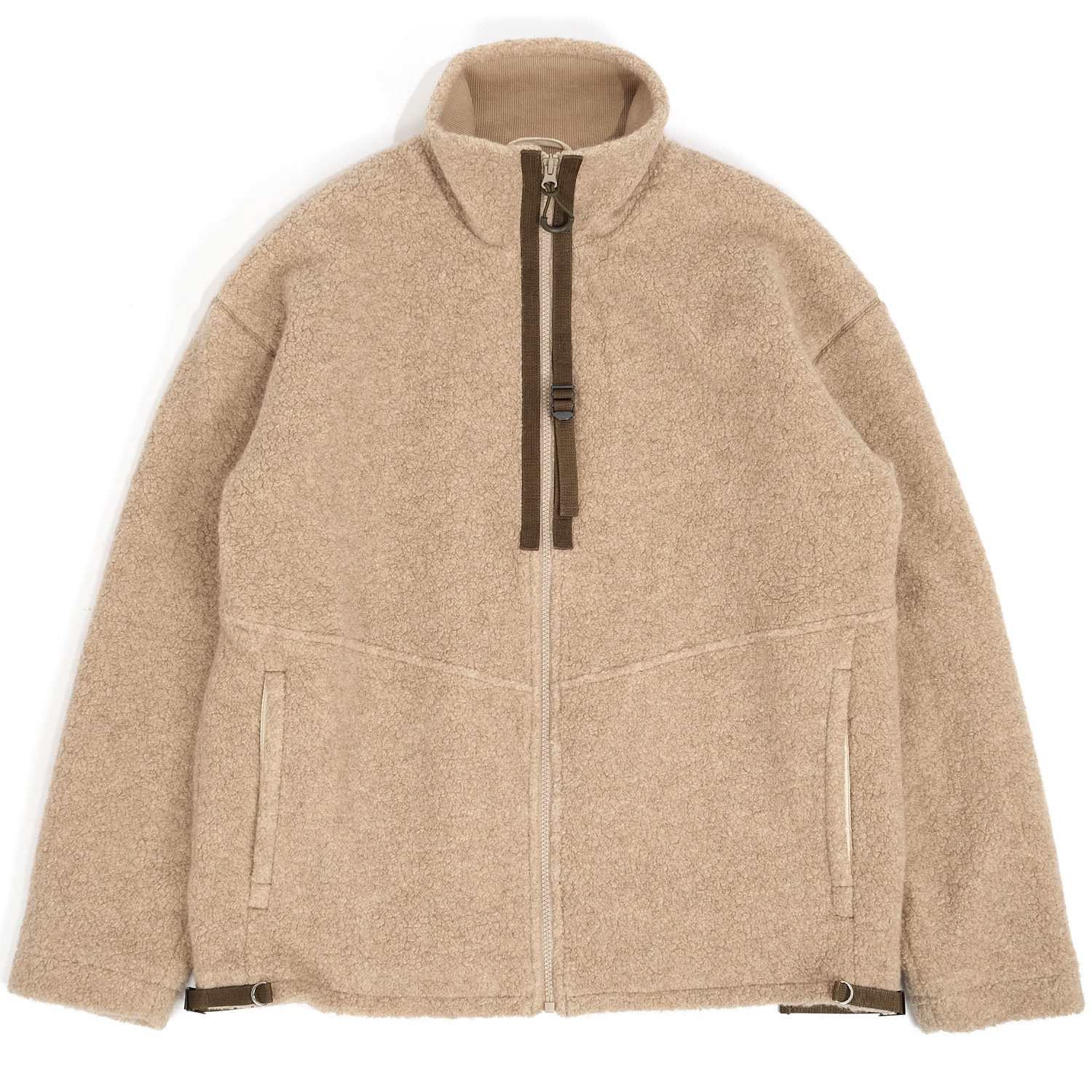Garbstore Wool Zip Up Fleece Jacket 