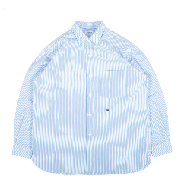 Nanamica Regular Collar Stripe Wind Shirt SUGF362