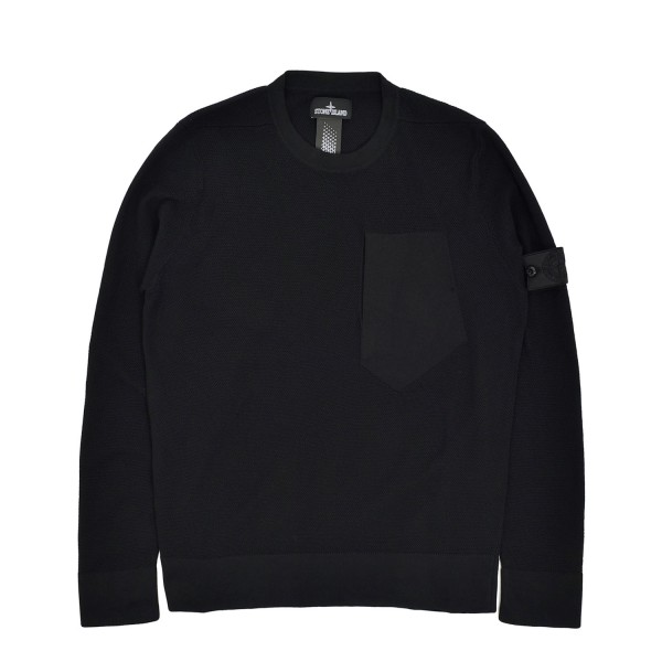 Stone Island Shadow Project Catch Pocket Knitted LS T-Shirt