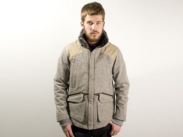 White Mountaineering Gore-Tex Nep Tweed 3L Mixed Jacket