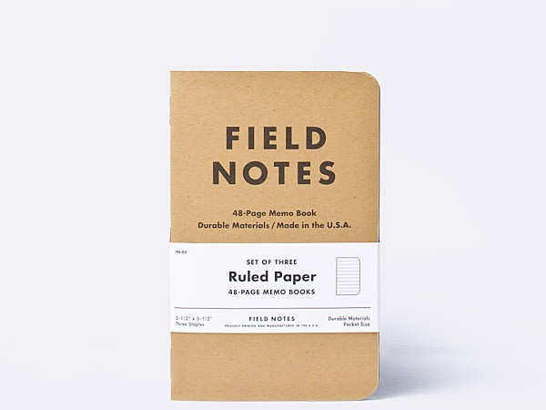 Field Notes Original 3-Pack Lined