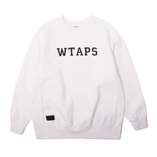 WTAPS COLLEGE DESIGN CREWNECK SWEATSHIRT