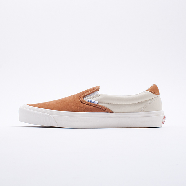 vans vault slip on lx white leather