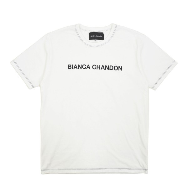 Bianca Chandon Contrast Stitch Logotype T-Shirt