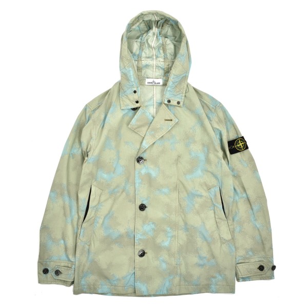 Stone Island Camo Devore Watro-TC Hooded Jacket