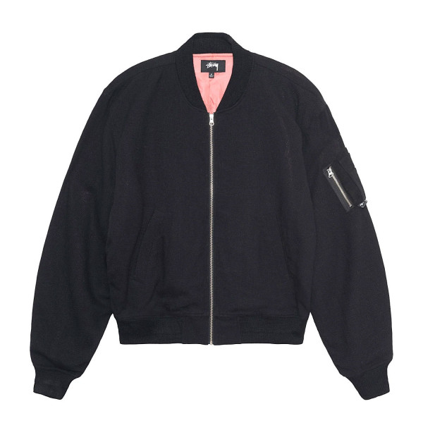 Stussy Linen Beach Bomber 115703