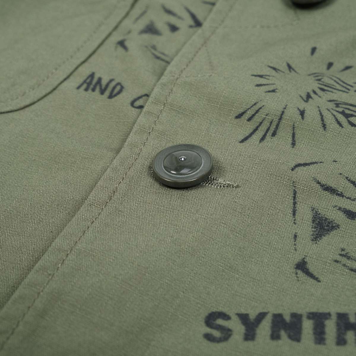 Engineered Garments Graffiti Print Bedford Jacket