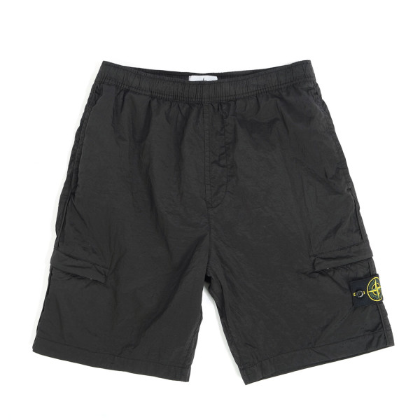 Stone Island Nylon Metal Bermuda Shorts Black