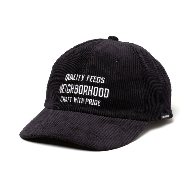 Neighborhood Corduroy Dad Cap 252YGNH-HT02 Black