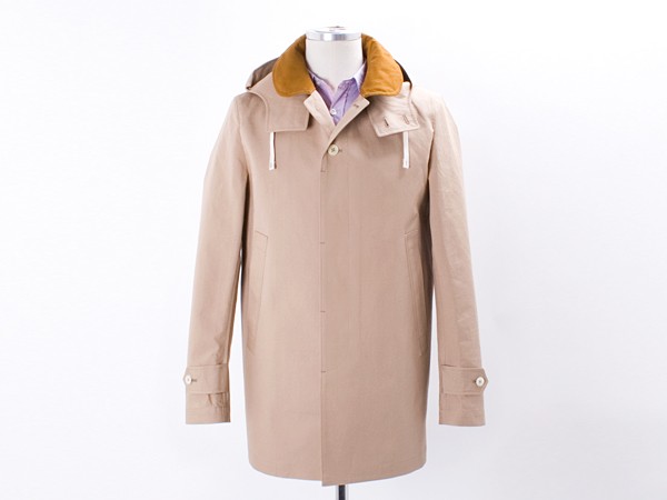 Comme des Garcons Junya Watanabe MAN Bonded Hooded Mac Coat