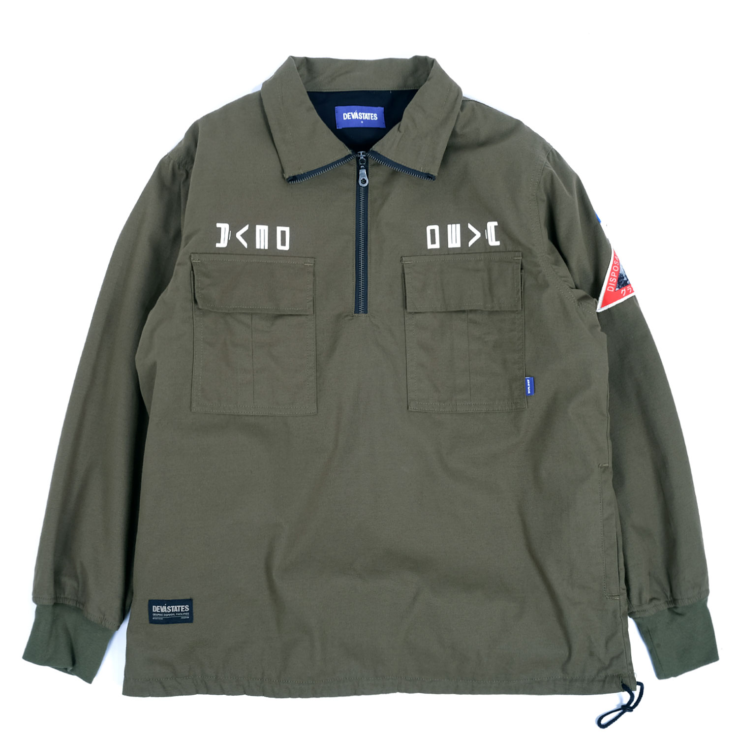 half zip anorak jacket