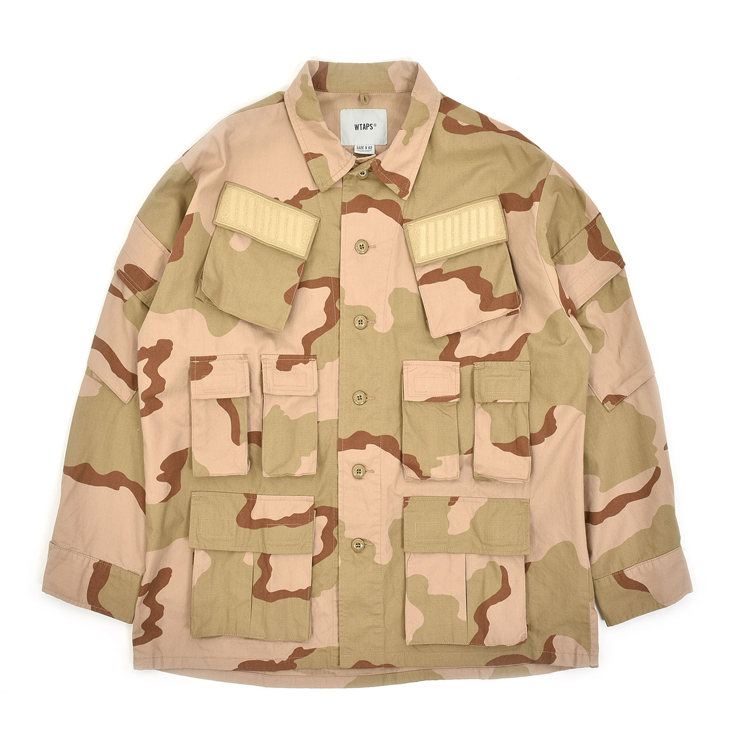 WTAPS MODULAR LS SHIRT COTTON RIPSTOP-