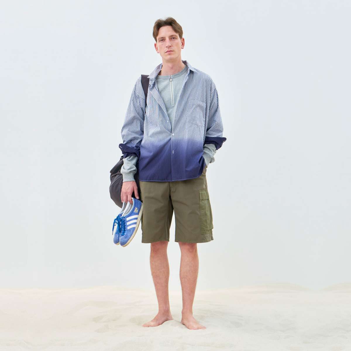 トップス nanamica Regular Collar Wind Shirt WS nanamica FW25- Regular Collar Wind Shirt – nanamica NEW YORK