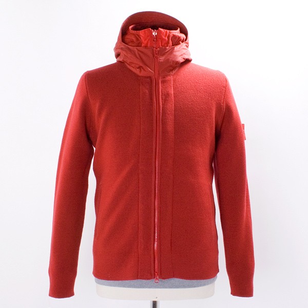 stone island hooded cardigan