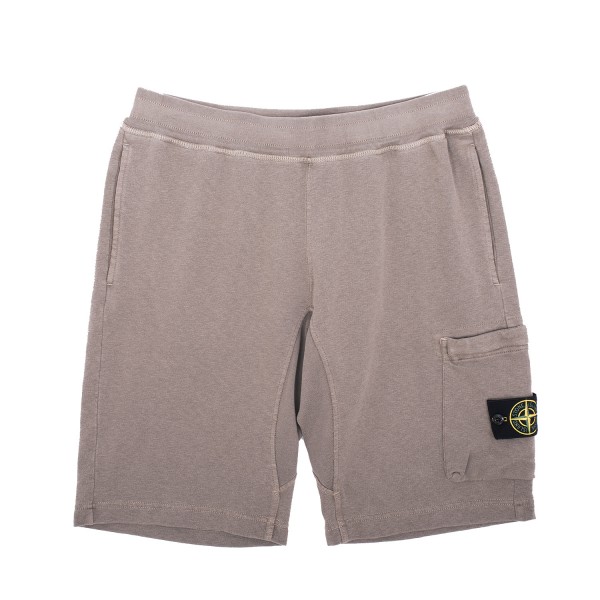 Stone Island Garment Dyed Fleece Bermuda Shorts