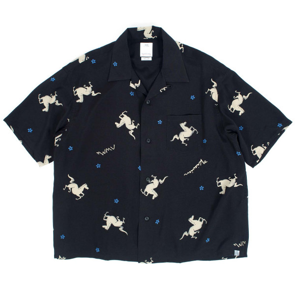 Visvim Crosby Shortsleeve Shirt 0126105011005 Black