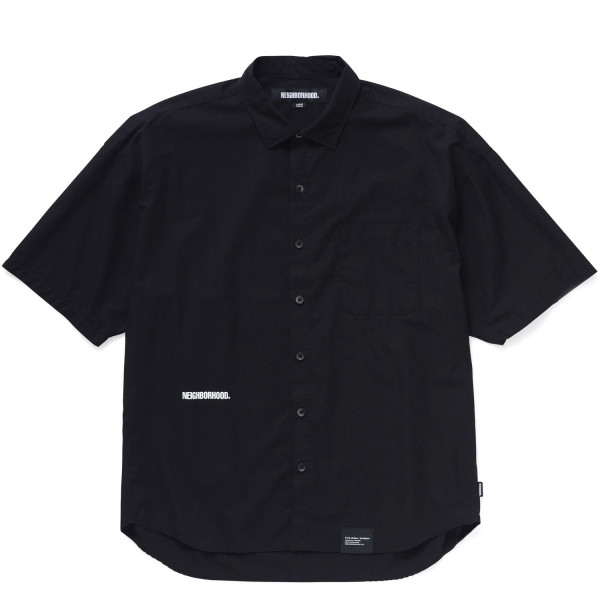 Neighborhood Shortsleeve Over Shirt 251BENH-SHM02 Black