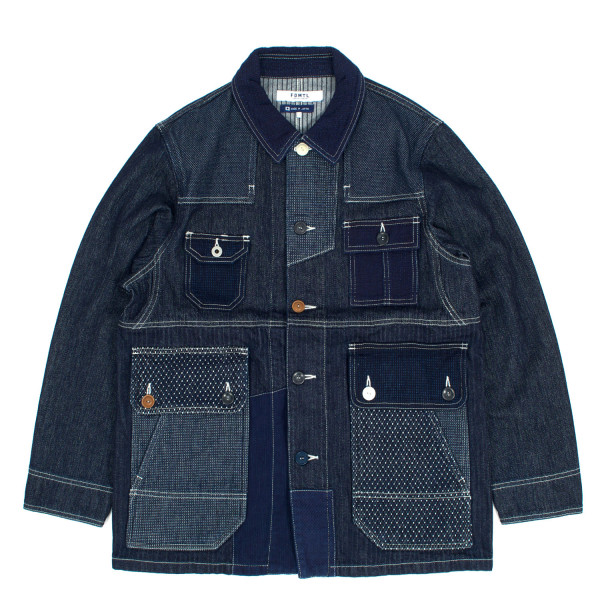 FDMTL Coverall Rinse Jacket FA25JK31R Indigo