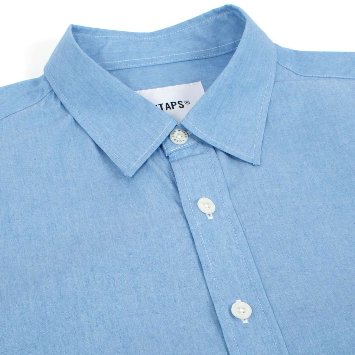 トップス wtaps chambray shirt 251WVDT-SHM05 Wtaps CB Cambray Coolmax Shirt | FIRMAMENT - Berlin Renaissance