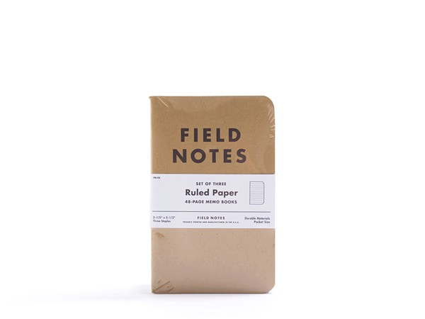 Field Notes Original 3-Pack Lined