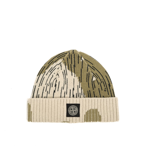 Stone Island Rain Camo Wool Beanie