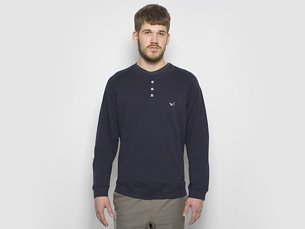 Visvim Ultimate 2-Ply Sea Island Cotton Henley | FIRMAMENT