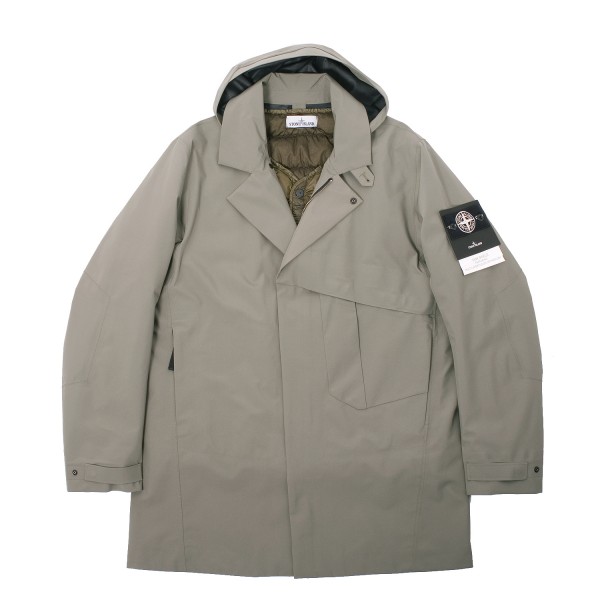 stone island tank shield ghost piece hooded jacket