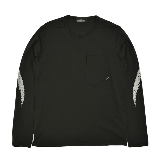 Stone Island Shadow Pocket Longsleeve T-Shirt