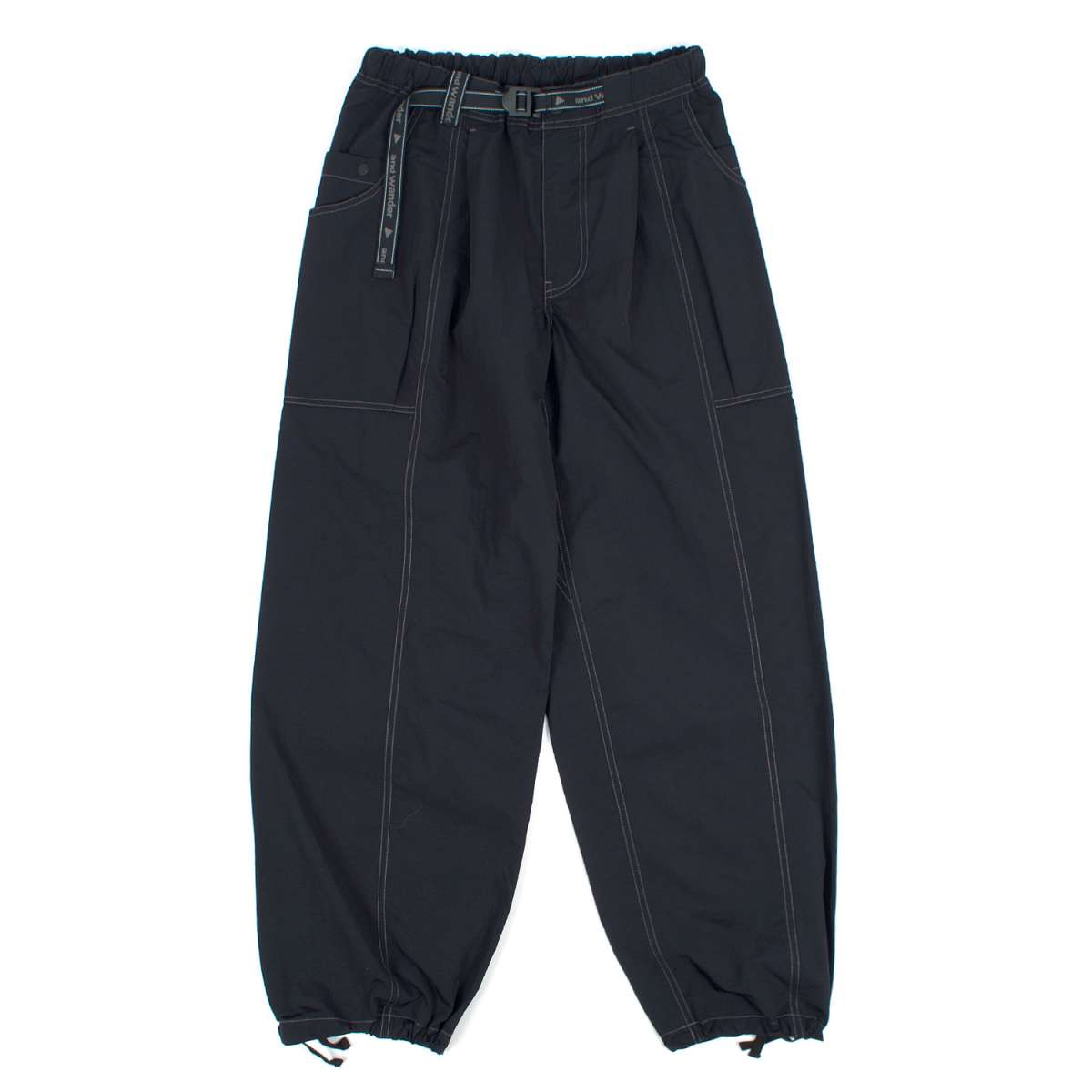 【PORTERNA】Cleese Trousers and-Wander-Crinkled-Nylon-
