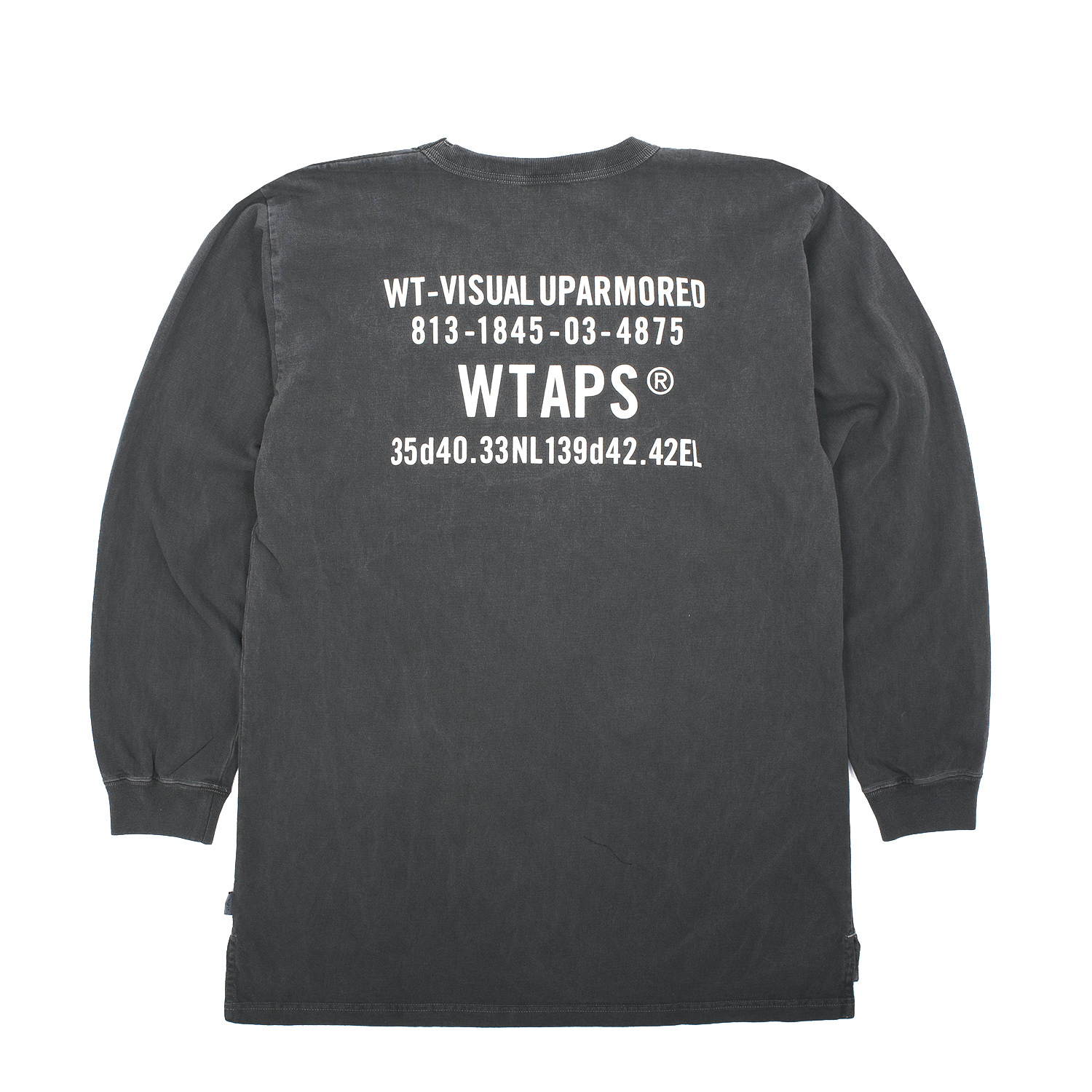 Wtaps Design Longsleeve Spec T-Shirt Loopwheel | FIRMAMENT 