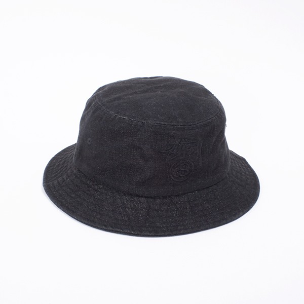 Stussy Stock Lock Denim Bucket Hat