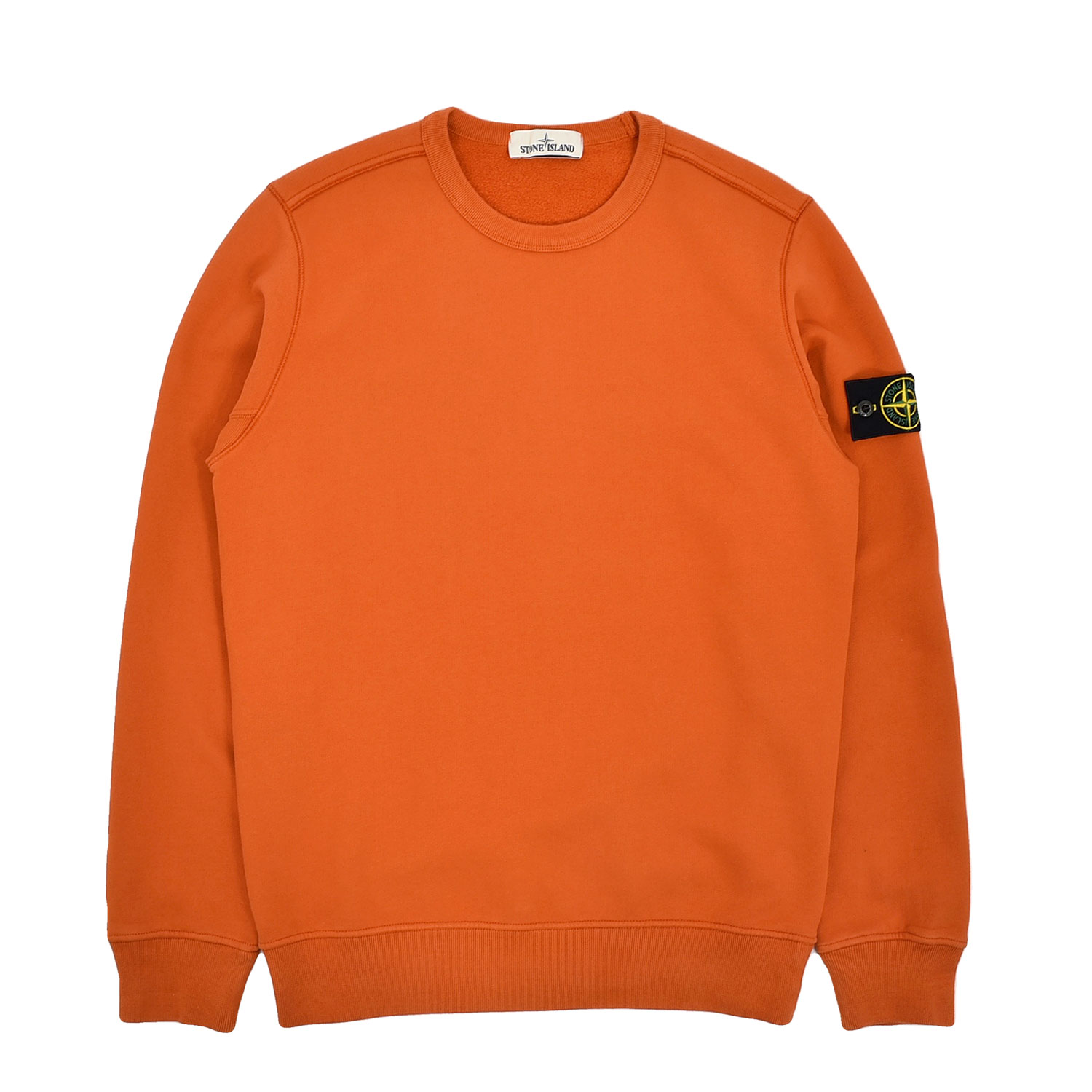 stone island red crewneck