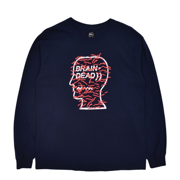 Brain Dead Infected Logo Longsleeve T-Shirt