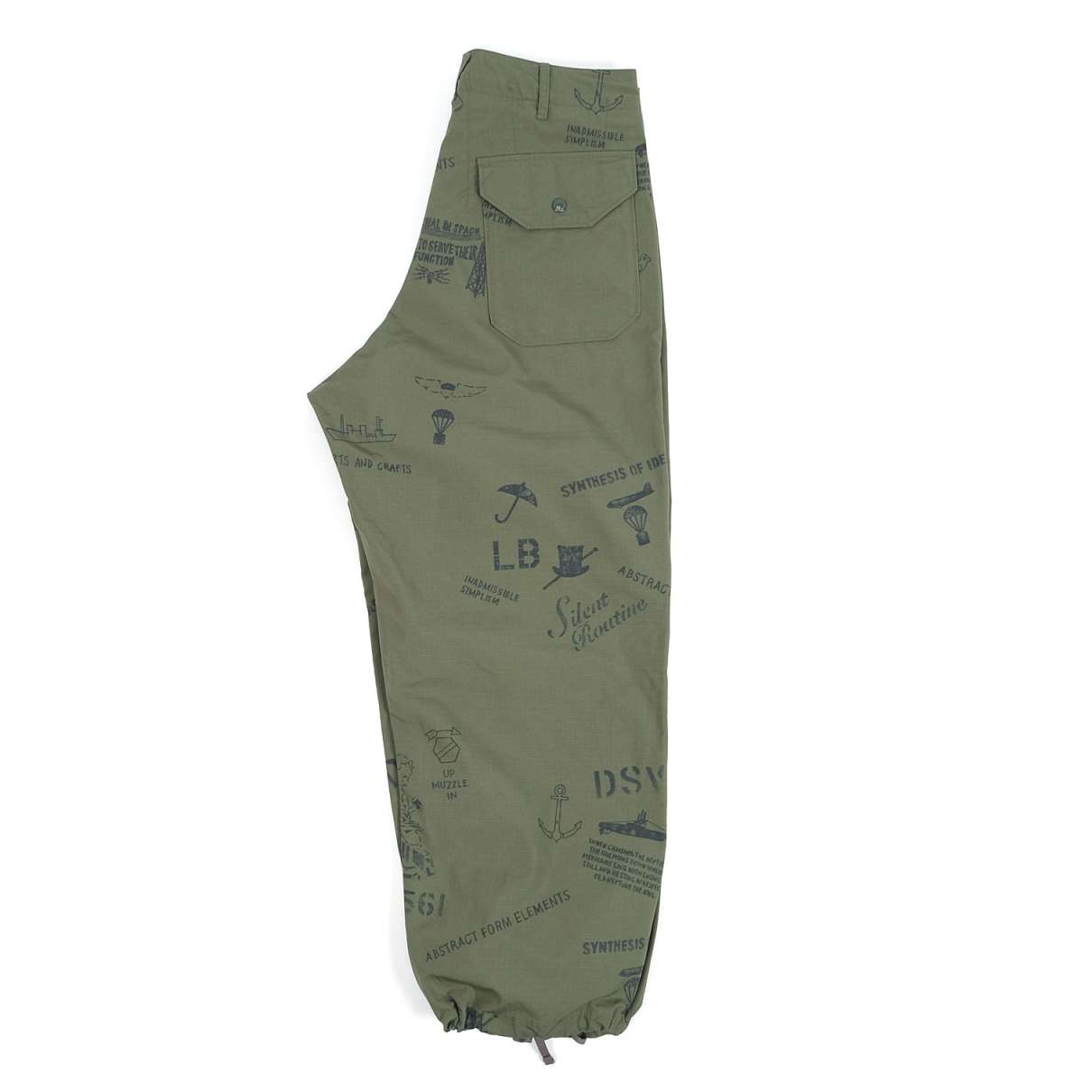 Engineered Garments Graffiti Print Over Pant | FIRMAMENT