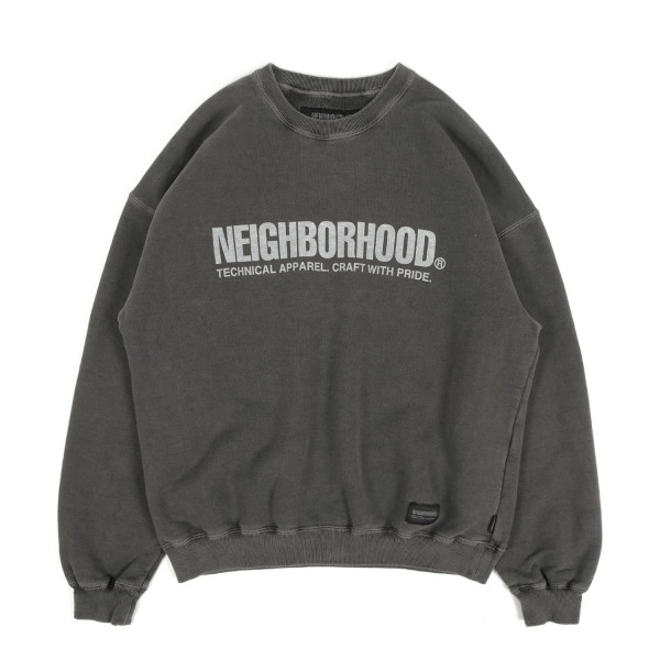 Neighborhood Pigment Dyed Sweatshirt 232FPNH-CSM06