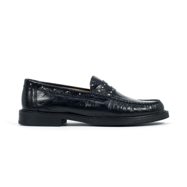 Vinny's Bare Knuckles Yardee Studded Loafer 324-03-999 Black