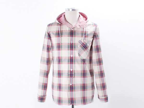 Comme des Garcons Junya Watanabe MAN Hooded Cotton Check Shirt