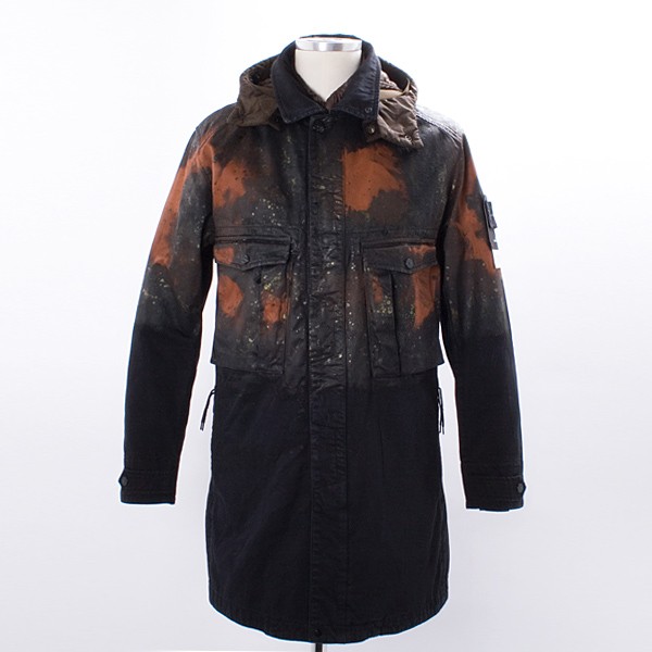 Stone Island Raso Hand Painted Tortoise Shell Coat