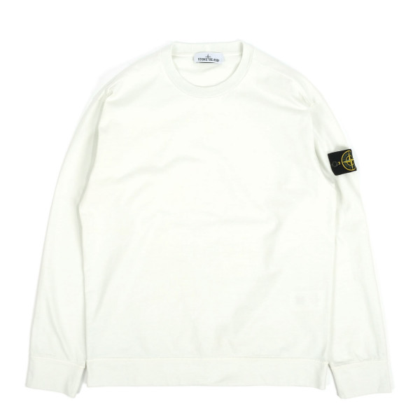 Stone Island Garment Dyed Heavy Cotton Longsleeve T-Shirt